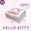 【SANRIO 三麗鷗】Hello Kitty 細紙軸棉花棒 200支 盒裝 X 6盒 極細棉頭 嬰幼兒適用 亦可清理精細物品
