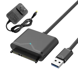 【台灣霓虹】SATA轉USB3.0硬碟傳輸線附12V2A電源線