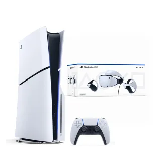 【SONY 索尼】New PS5 光碟版主機(PS5 Slim)+PS VR2 頭戴裝置