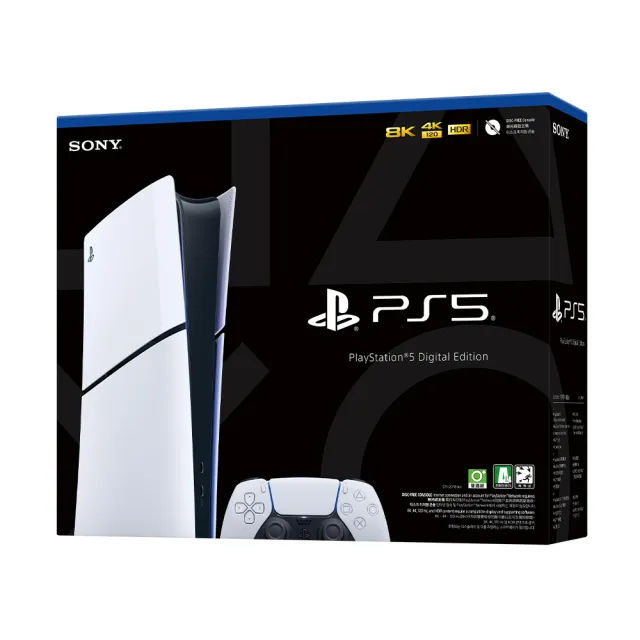 SONY 索尼】New PS5 數位版主機(PS5 Slim)+專用Ultra HD Blu-ray 光碟