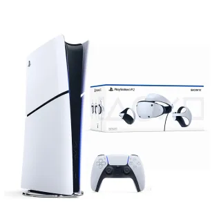 【SONY 索尼】New PS5 數位版主機(PS5 Slim)+PS VR2 頭戴裝置