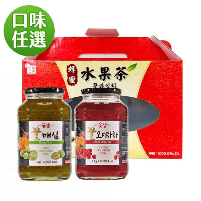 韓味不二 生茶系列禮盒1kgx2入 含運價(生柚子/生紅棗/
