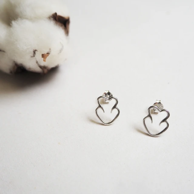 【mittag】twin hearts earring_雙心石滬耳環(澎湖縣 地標 離島 七美鄉 台灣 美景 愛心)