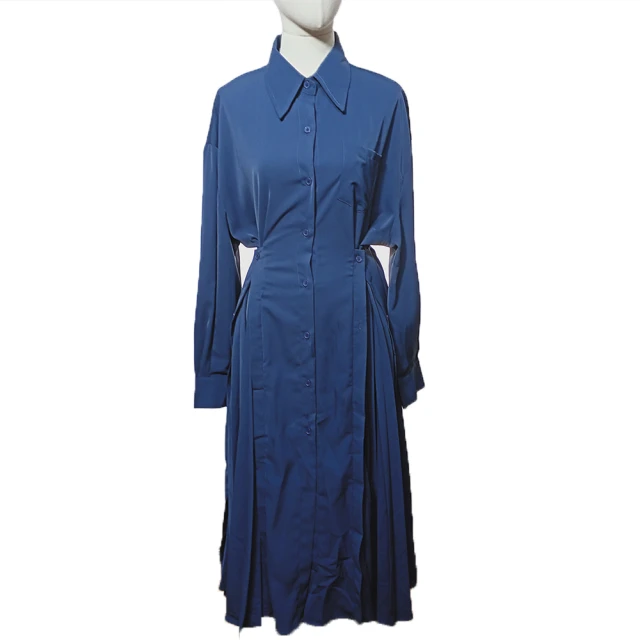 PANGCHI 龐吉 文青氣質折線長衫裙裝(2228215/35)