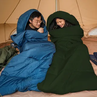 【Al Queen】信封型露營休閒睡袋(露營睡袋/信封睡袋/單人睡袋/旅行睡袋/登山睡袋)
