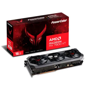【PowerColor 撼訊】RX 7800 XT Red Devil 16G OC RGB GDDR6 256bit AMD 顯示卡