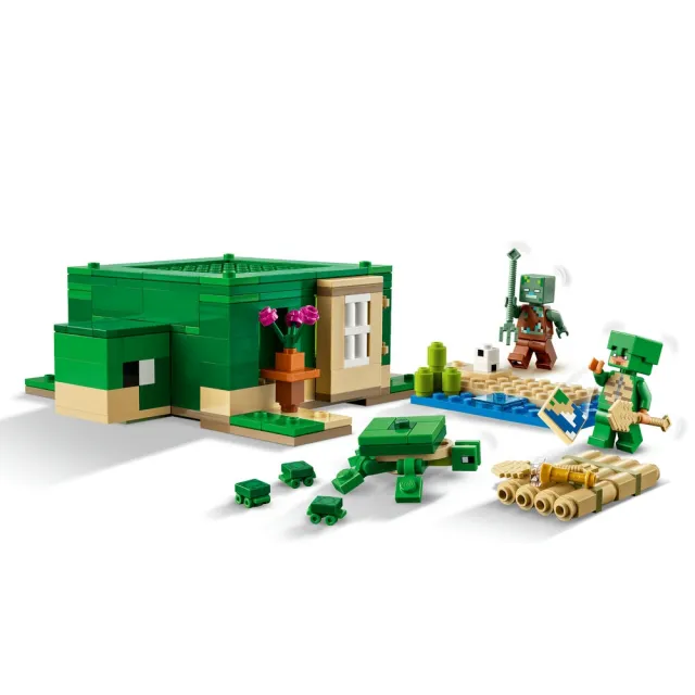 【LEGO 樂高】Minecraft 21254 海龜海灘別墅(The Turtle Beach House 麥塊)