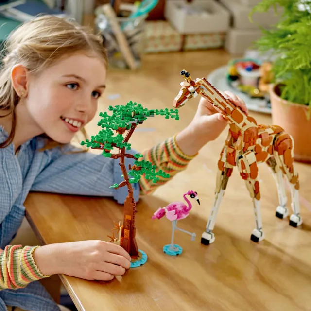 【LEGO 樂高】創意百變系列3合1 31150 野生動物園動物(DIY積木 三種組裝方式)