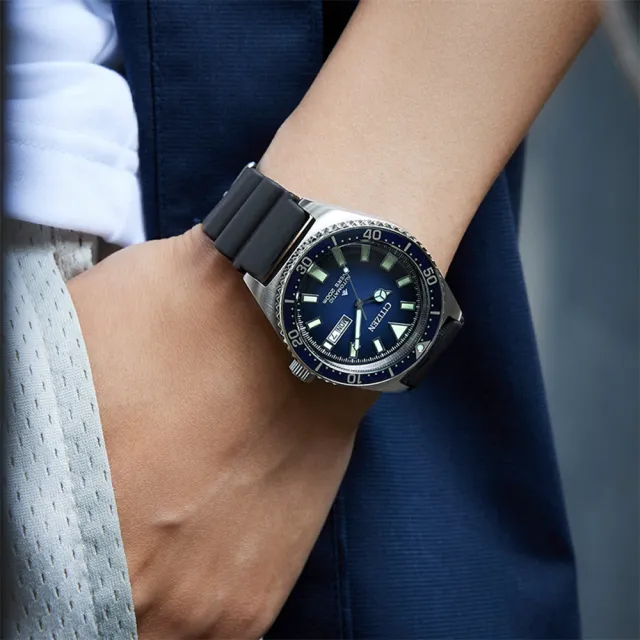 【CITIZEN 星辰】PROMASTER NY012系列潛水機械錶 送禮 禮物 推薦(NY0129-07L)
