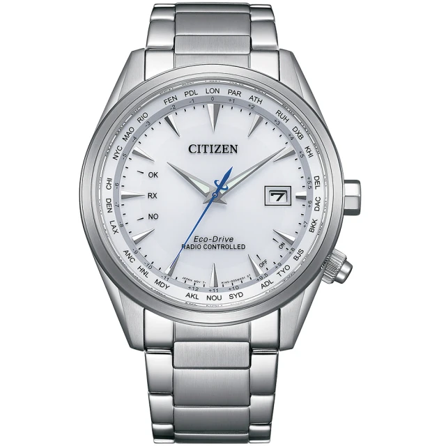 CITIZEN 星辰 都會型男 光動能電波萬年曆手錶 新年 禮物 推薦(CB0270-87A)