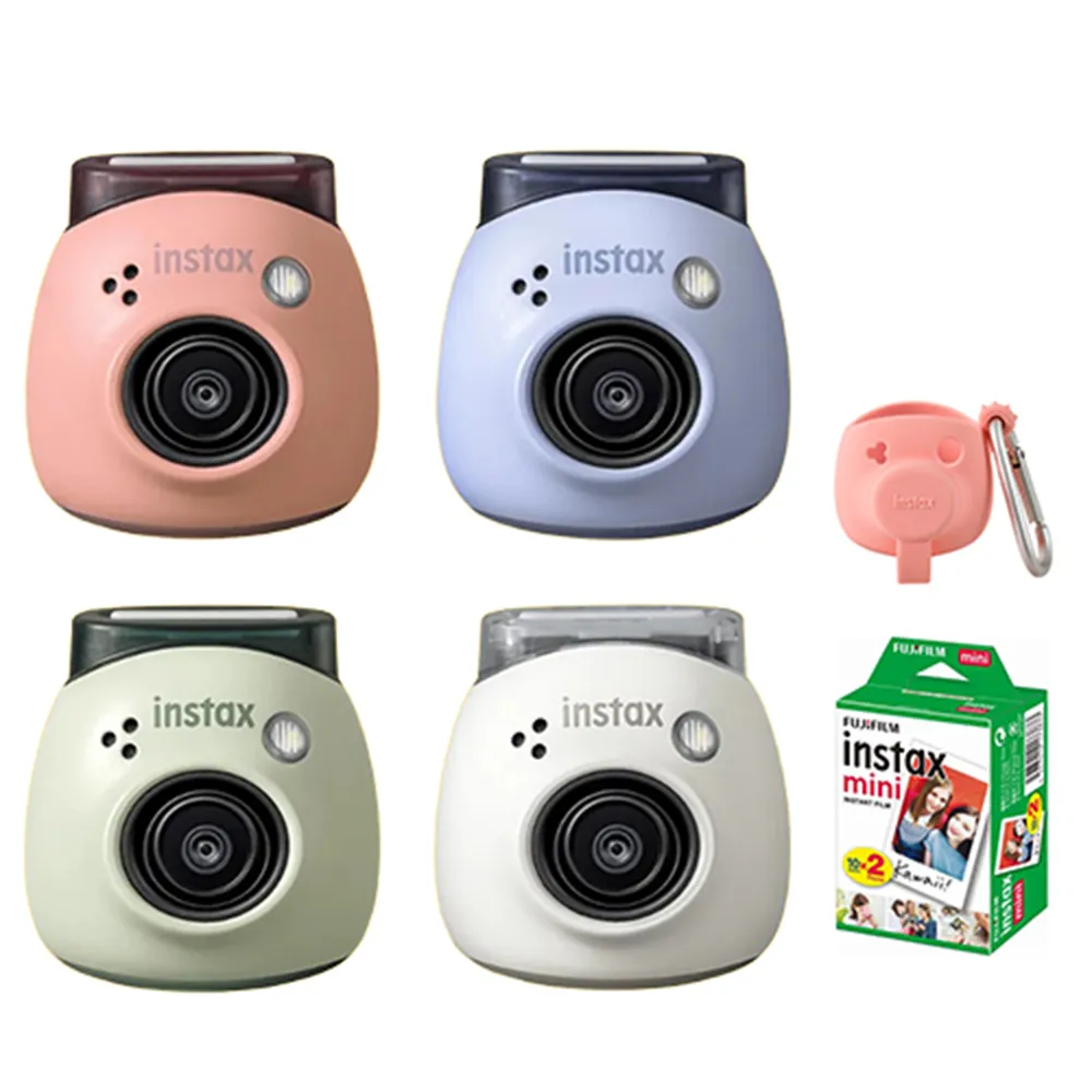 【FUJIFILM 富士】Instax Pal 掌上型 馬上看 迷你相機+保護套+空白底片20張(公司貨)