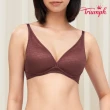 【Triumph 黛安芬】Signature Sheer 透感經典系列 無鋼圈托高V型內衣 B-D(可可棕)