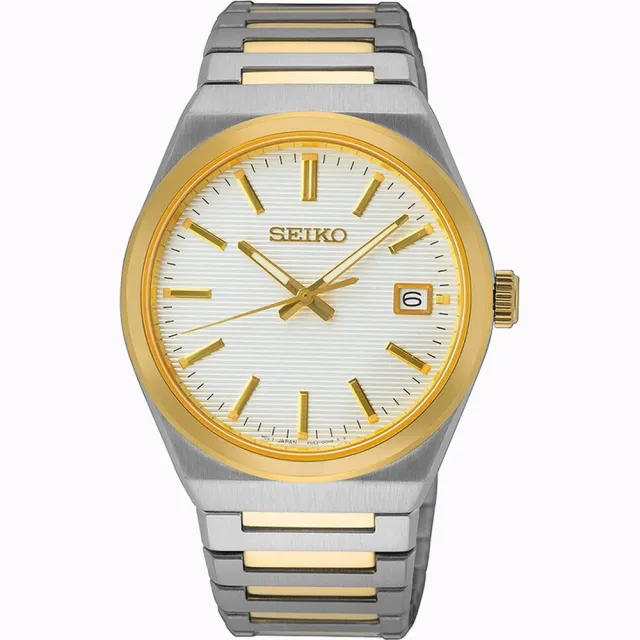 【SEIKO 精工】CS系列簡約石英手錶-39mm 520禮物 送禮(SUR558P1/6N52-00H0KS)
