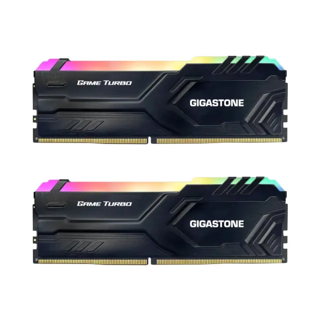 GIGASTONE 立達】GAME TURBO DDR4 3200 16GB RGB 電競超頻桌上型記憶體