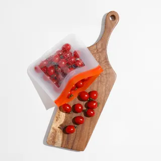 【Prepara】食物保鮮密封夾鏈袋[1號袋 白色夾鏈]-3800ml x2入