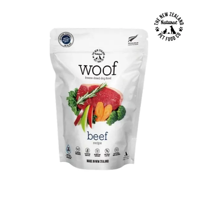 【NZ Natural 鮮開凍】woof狗狗冷凍乾燥生食餐 50g/1.76oz*3包組(凍乾鮮食、狗糧)