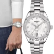 【TISSOT 天梭】官方授權 PR 100 運動珍珠母貝時尚腕錶 手錶 母親節 禮物(T1019101111600)