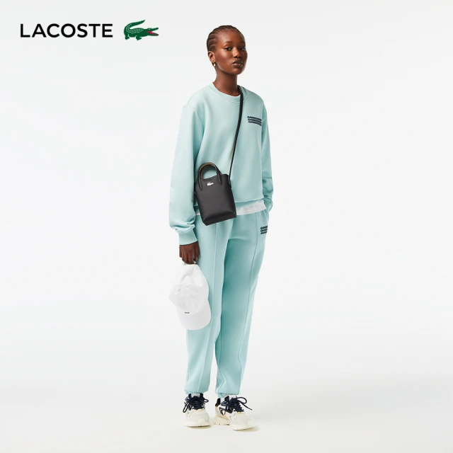 LACOSTE 包款-經典雙面安娜包(黑/奶油色)