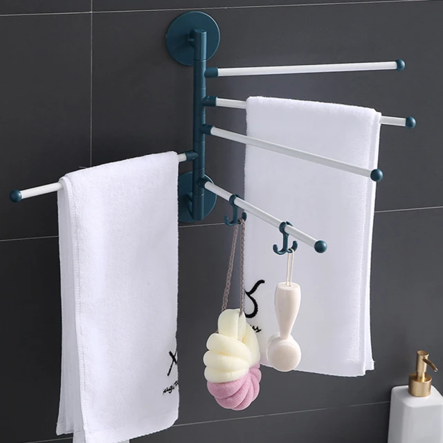 PS Mall 黏貼式三角形毛巾架 毛巾塞 抹布塞 浴室收納