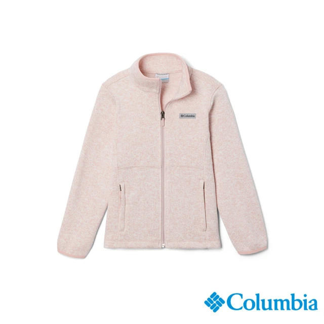 Columbia 哥倫比亞Columbia 哥倫比亞 童款-Sweater Weather™刷毛外套-淺粉色(UAY27970LK/HF)