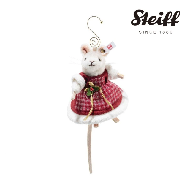 STEIFF Mrs Santa mouse ornamen