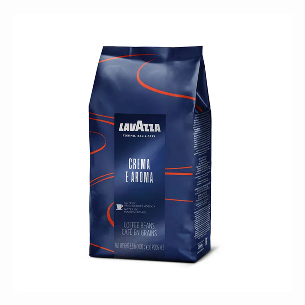 【LAVAZZA】CremaEAroma義式咖啡豆1000g 榛果.蔗糖.巧克力(LAV1000CA)