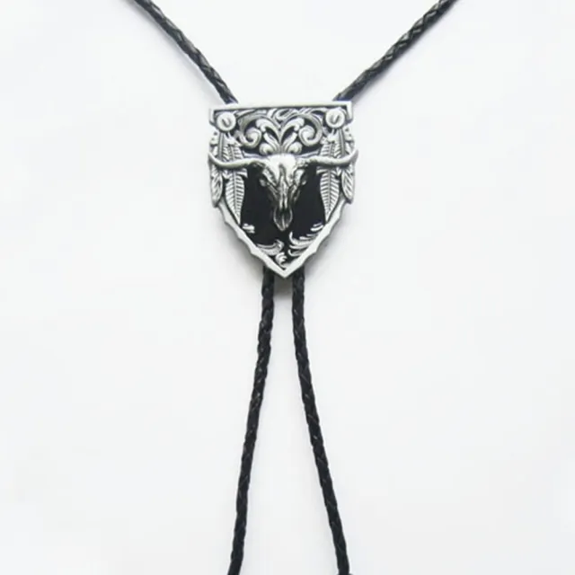 【米蘭精品】現貨+預購 Bolo tie波洛領帶(冷琺琅工藝牛頭造型美式領帶男配件2色74gx13)