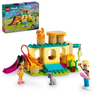 【LEGO 樂高】Friends 42612 貓咪遊樂場冒險(寵物玩具 兒童玩具 禮物)