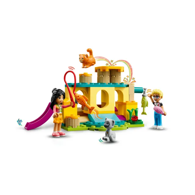 【LEGO 樂高】Friends 42612 貓咪遊樂場冒險(寵物玩具 兒童玩具 禮物)