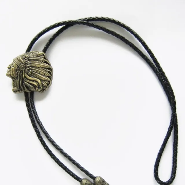 【米蘭精品】現貨+預購 Bolo tie波洛領帶(鍍銅印地安酋長美式領帶男配件74gx22)