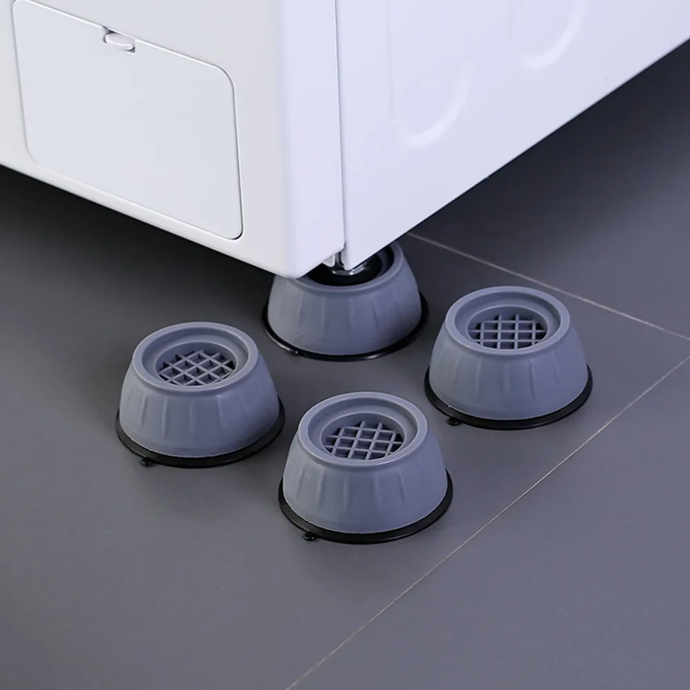 【E.dot】12入組 洗衣機減震防潮防滑增高腳墊