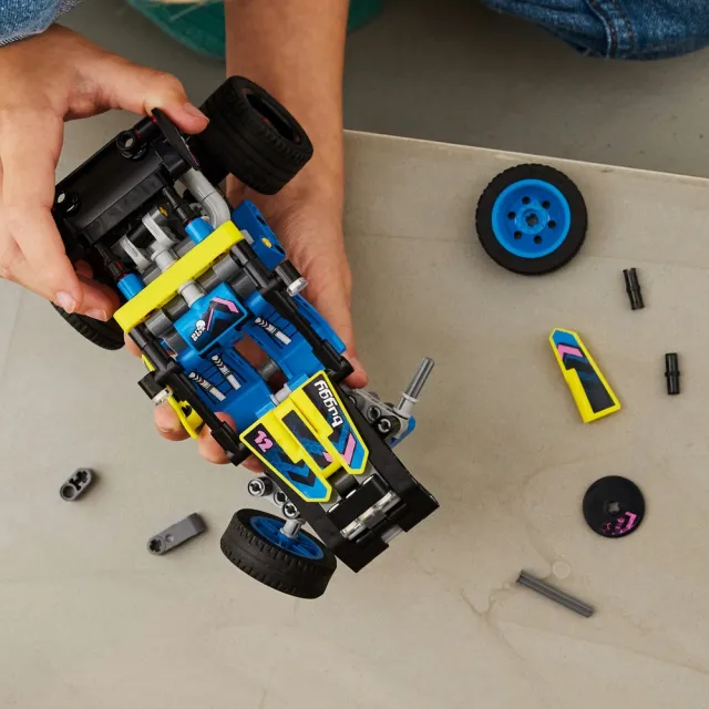 【LEGO 樂高】科技系列 42164 越野賽車(賽車積木 交通工具)