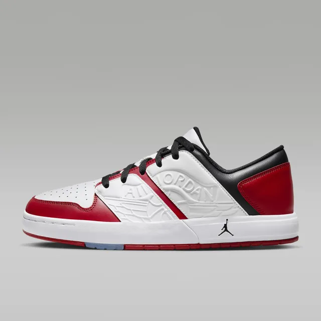 NIKE 耐吉】休閒籃球鞋運動鞋JORDAN NU RETRO 1 LOW 男鞋白紅