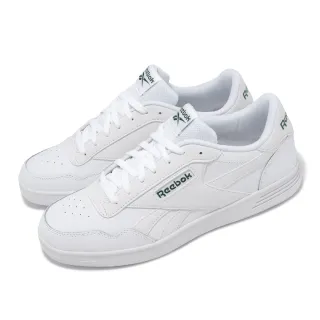 【REEBOK】休閒鞋 Court Advance 男鞋 女鞋 白綠 皮革 低筒 復古 小白鞋(100010615)