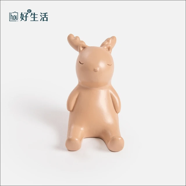 【hoi! 好好生活】療癒系動物樹脂造型手機架-小鹿