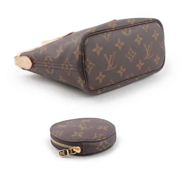 【Louis Vuitton 路易威登】新款 Monogram Neverfull BB 迷你二用托特包(M46705)