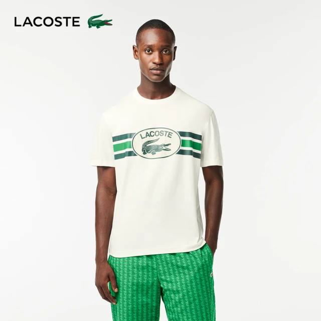 LACOSTE 中性款-印花運動連帽衛衣(海軍藍) 推薦