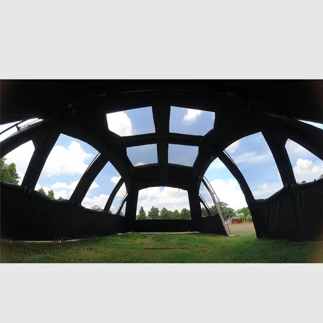 【NUIT 努特】大地之城 黑膠鋁合金 天窗別墅帳蓬 隧道帳篷 一房一廳努特帳(NTG102)