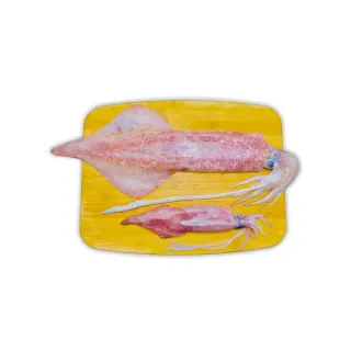 【好嬸水產】急速船凍-30公分好棒棒鮮甜透抽200G 6包