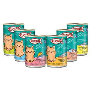 【KUCINTA 科西塔】大貓罐 400g*24罐 副食 全齡貓 貓罐頭(C002D51-1)