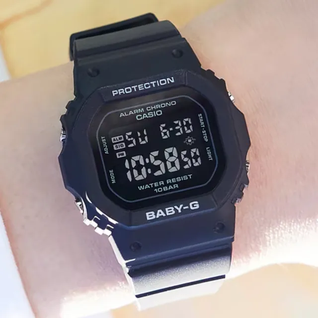 【CASIO 卡西歐】BABY-G 纖薄輕巧電子手錶 母親節 禮物(新版BGD-565U-1/舊版BGD-565-1/速)