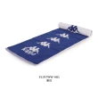 【KAPPA】運動毛巾-台灣製 海邊 游泳 慢跑 純棉 藍白(351N7WW-AB1)