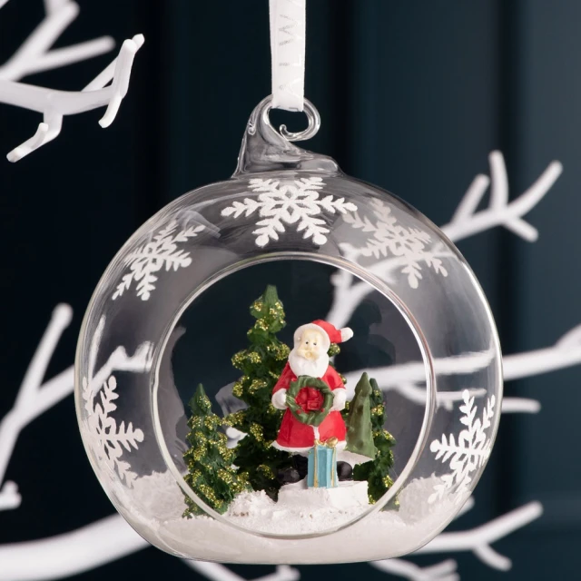 愛爾蘭 Galway 聖誕天使鏤空玻璃吊球／吊飾／掛飾／裝飾