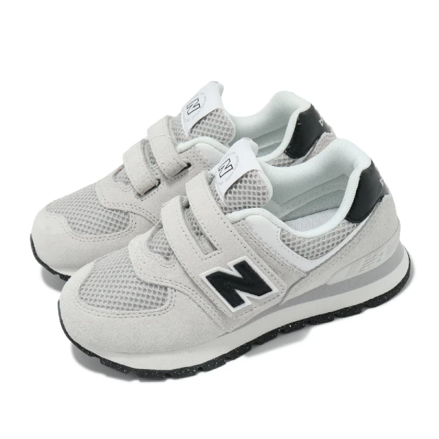 NEW BALANCE 休閒鞋 574 中童鞋 寬楦 灰 黑