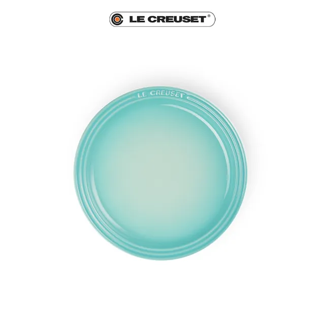 【Le Creuset】瓷器圓盤 19cm(薄荷綠/鮭魚粉 2色選1)