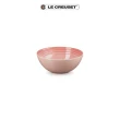 【Le Creuset】瓷器早餐穀片碗16cm(鮭魚粉/海岸藍)