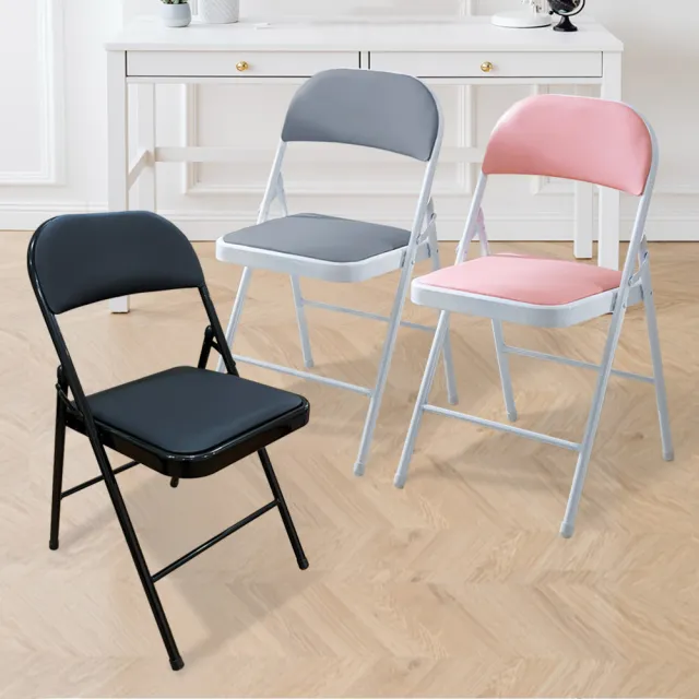 【AOTTO】免安裝多功能可收納折疊椅-2入組(餐椅