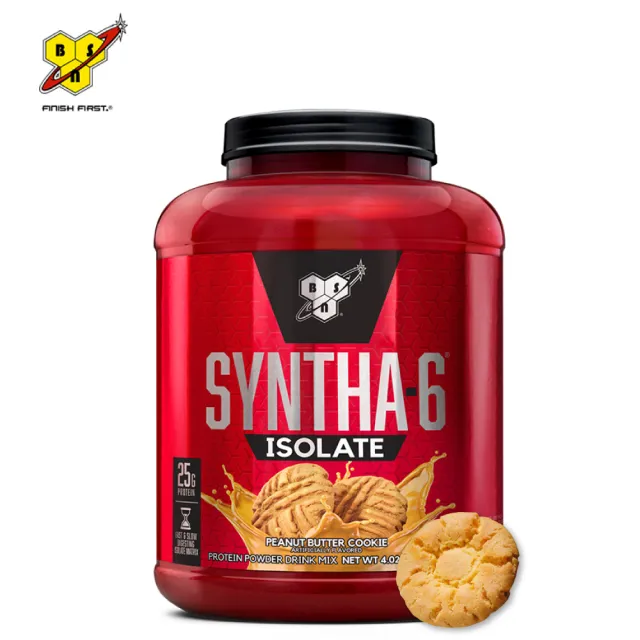 【BSN 畢斯恩】Syntha-6 Isolate 綜合分離乳清蛋白 4.02磅(花生醬餅乾)