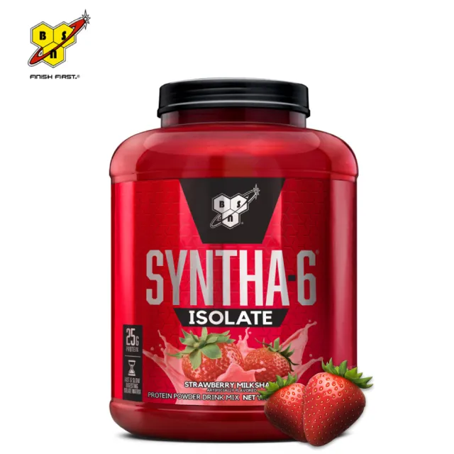 【BSN 畢斯恩】Syntha-6 Isolate 綜合分離乳清蛋白 4.02磅(草莓奶昔)