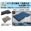 【ATC官方直營】攜帶式可組合可水洗TPU車內充氣床墊-兩色(好收納/前後雙氣嘴/耐高溫車中床墊)